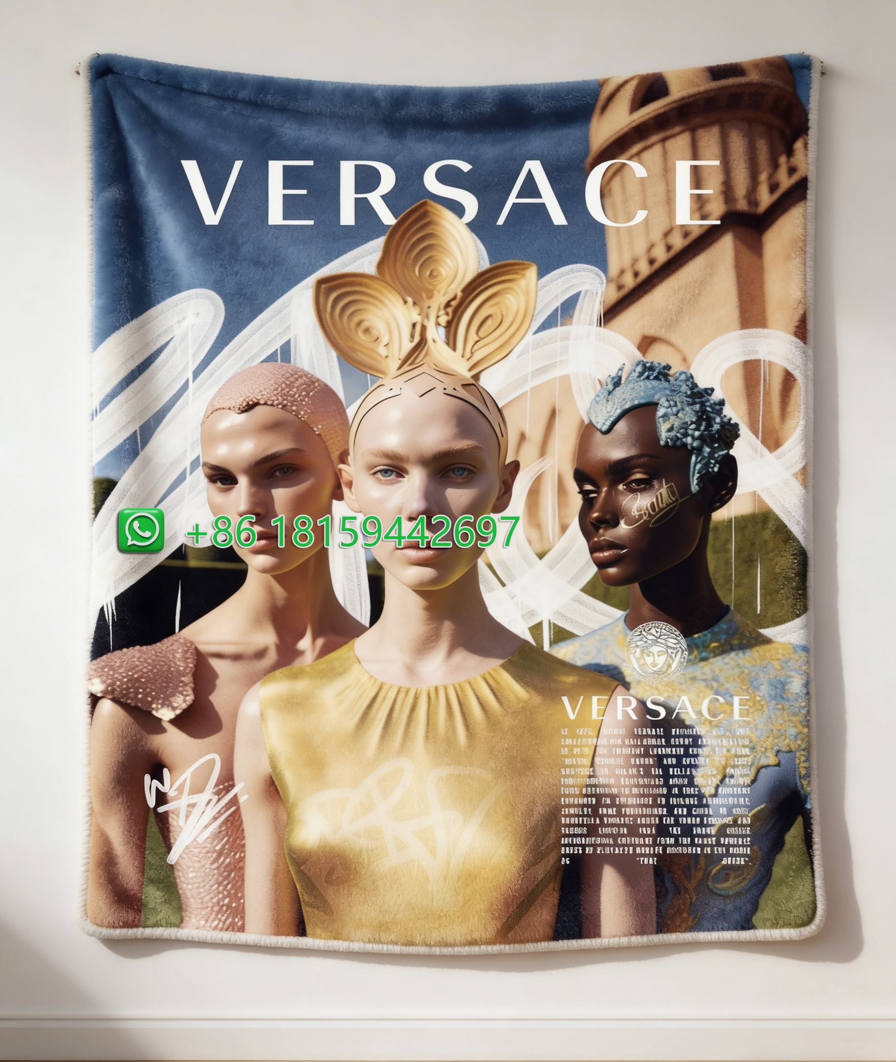 Versace Throw Blankets